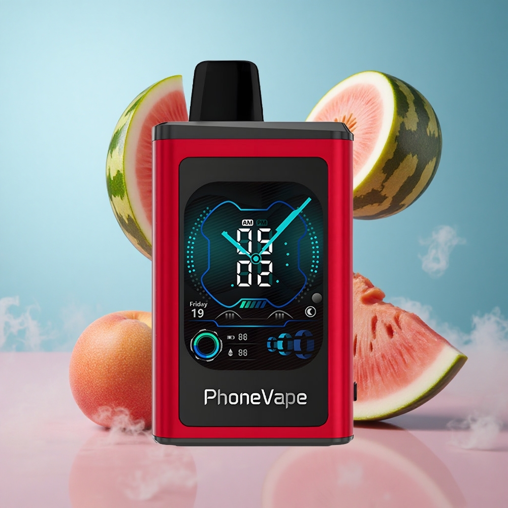JNR PhoneVape 30000 Puffs Turbo Adjustable Airflow Peach Mango Watermelon