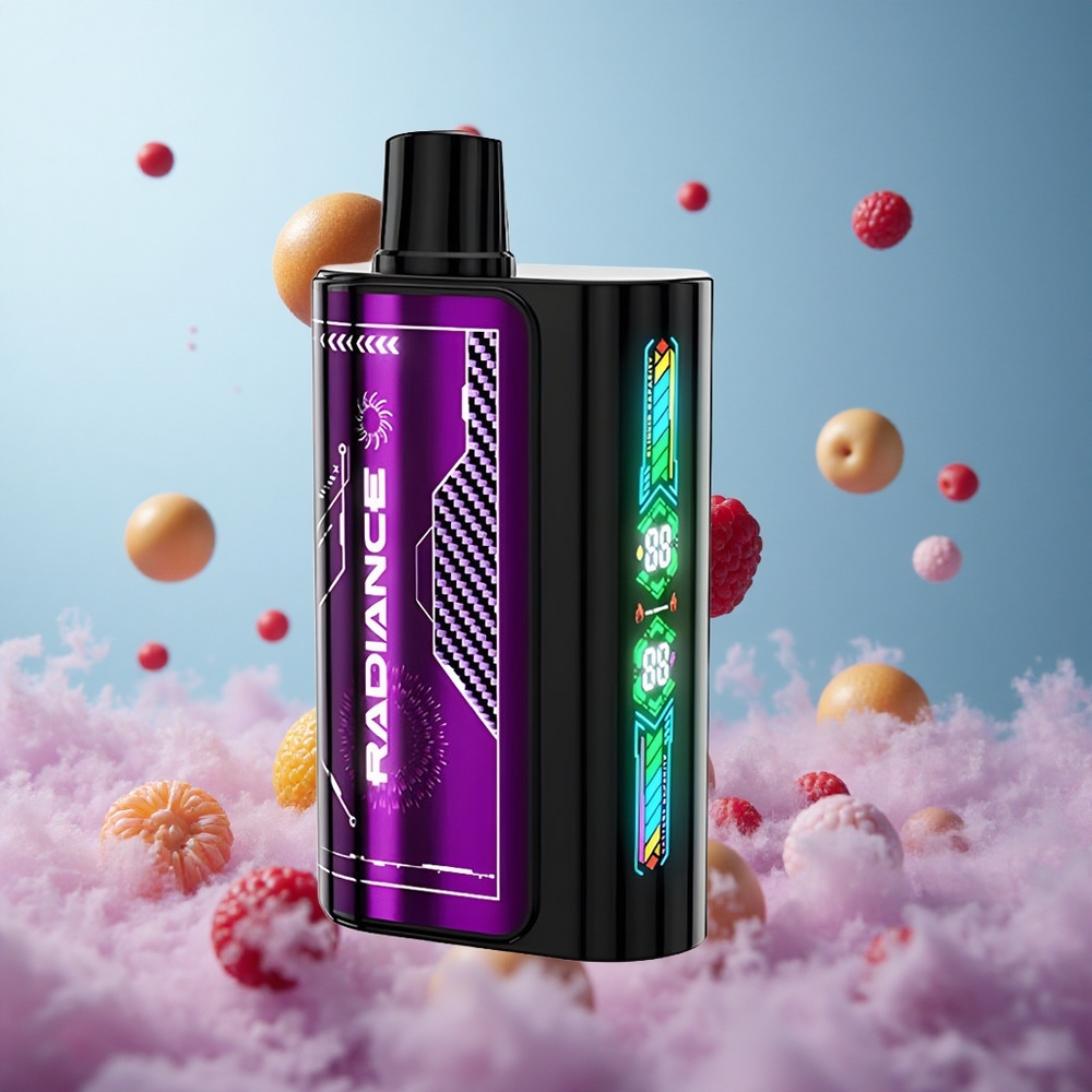 JNR Radiance 31000 Puffs 28ml Cherry Berry Dual Mesh Rechargeable