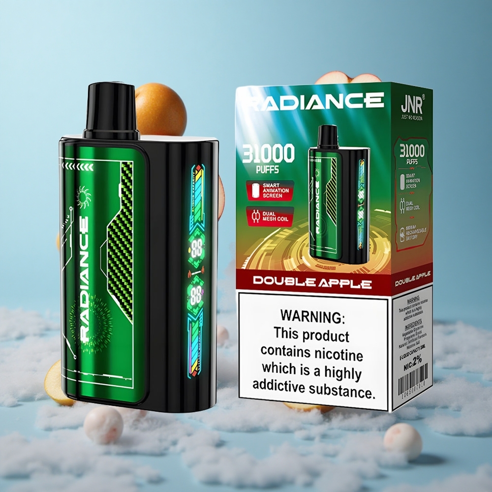 JNR Radiance 31000 Puffs 28ml Disposable Vape Double Apple Dual Mesh 950mAh