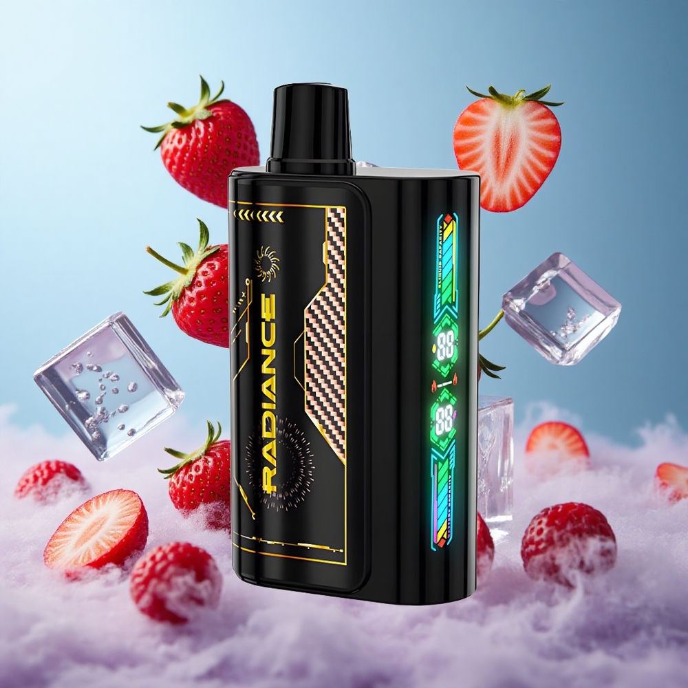 JNR Radiance 31000 Puffs 28ml Strawberry Raspberry Cherry Ice Dual Mesh 950mAh Type-C