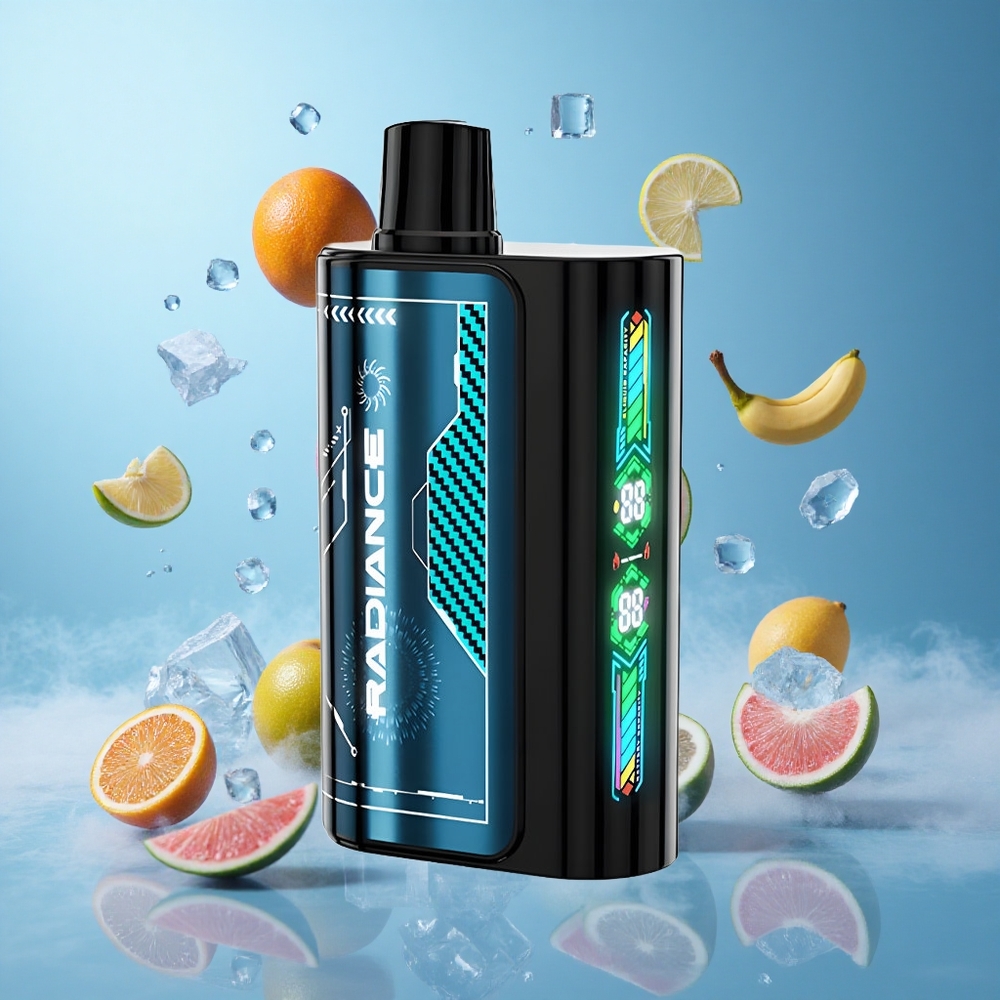 JNR Radiance 31000 Puffs Disposable Vape Blue Razz Ice 28ml Dual Mesh 950mAh 2% Nicotine