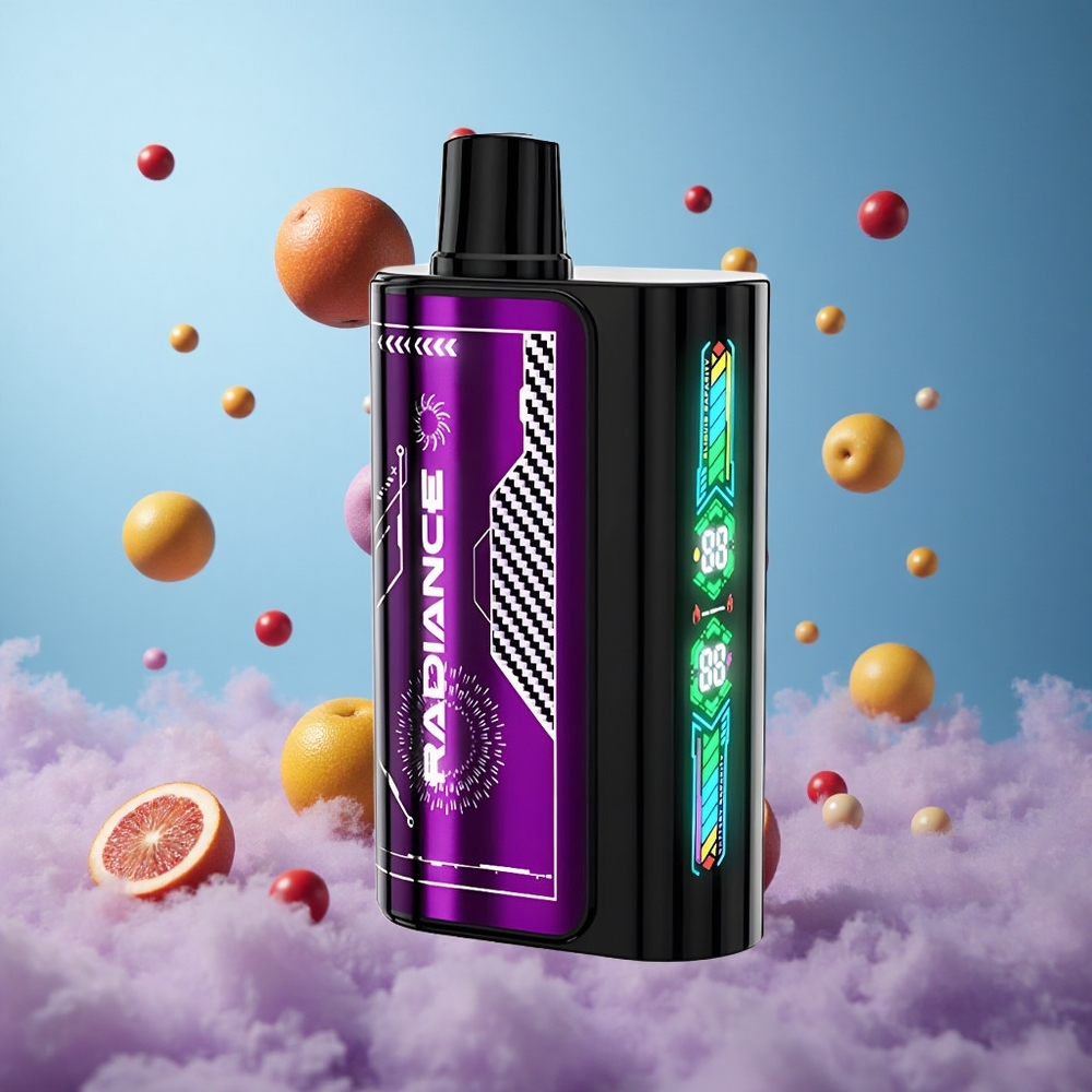 JNR Radiance 31000 Puffs Disposable Vape Dual Mesh Blue Razz Cherry Rechargeable