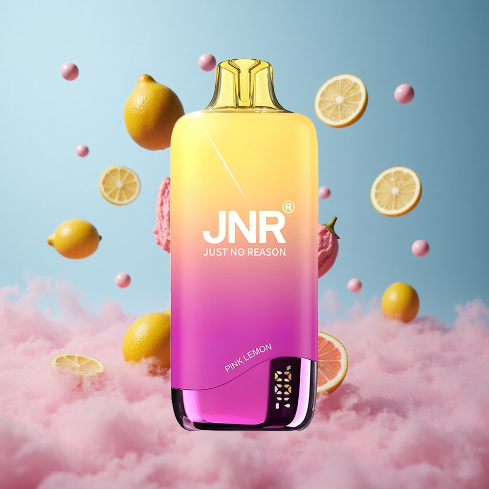 JNR Rainbow 10500 Puffs 18ml Pink Lemon Disposable Vape 600mAh 0.8ohm