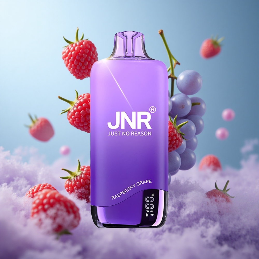JNR Rainbow 10500 Puffs Raspberry Grape Disposable Vape 18ml 600mAh 0.8ohm