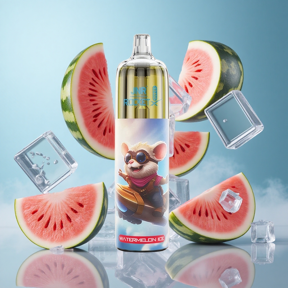 JNR Rocket-X 12400 Puffs Watermelon Ice Disposable Vape RGB 850mAh 25ml Type-C