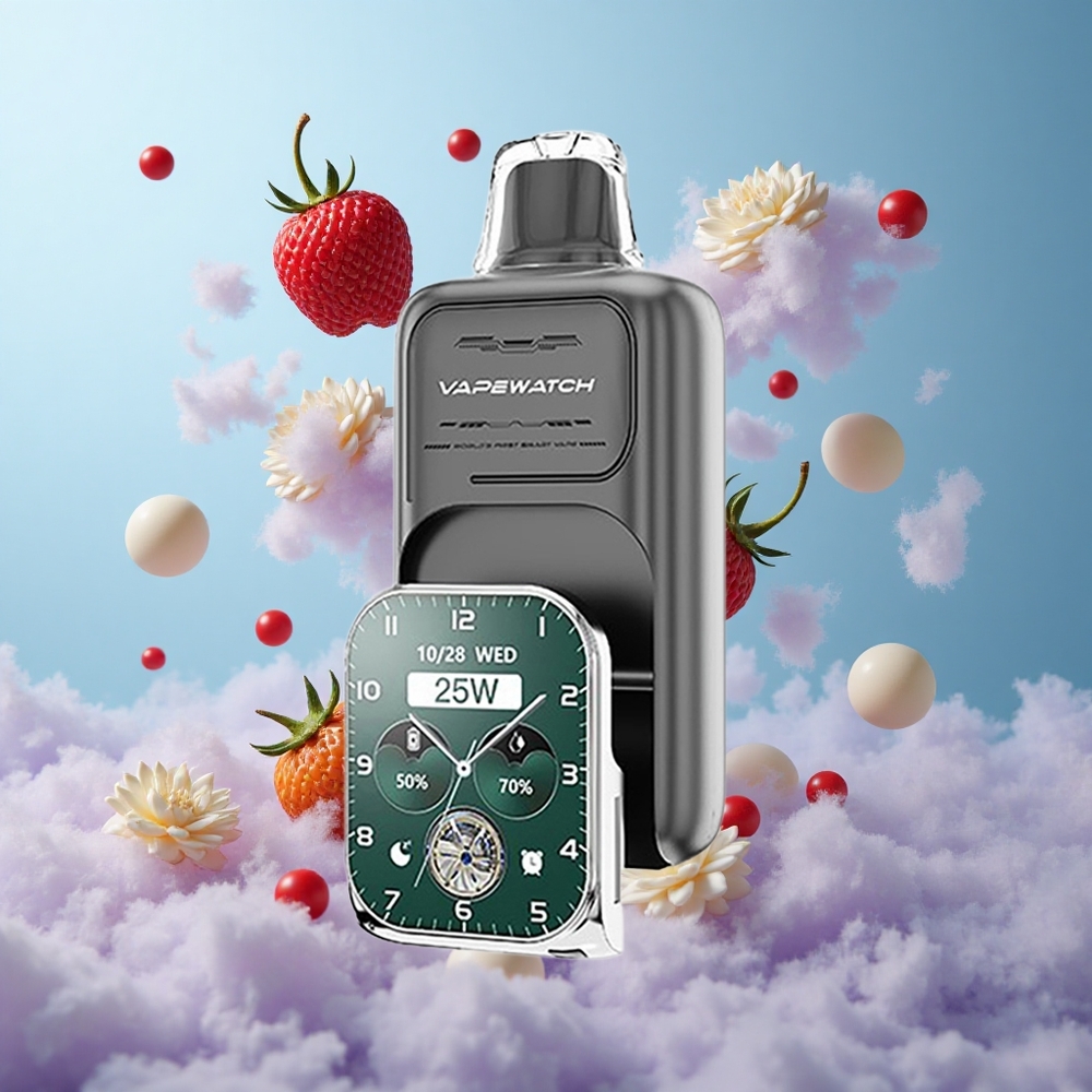 JNR Vape Watch 30000 Puffs 19mL Dual Mesh Triple Berry Type-C 5% Nicotine