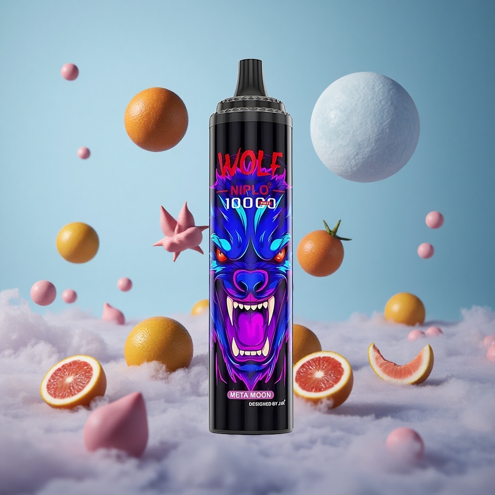 JNR Wolf Niplo 10000 Puffs Meta Moon 1.0 Ohm Mesh 650mAh 20ml Type-C