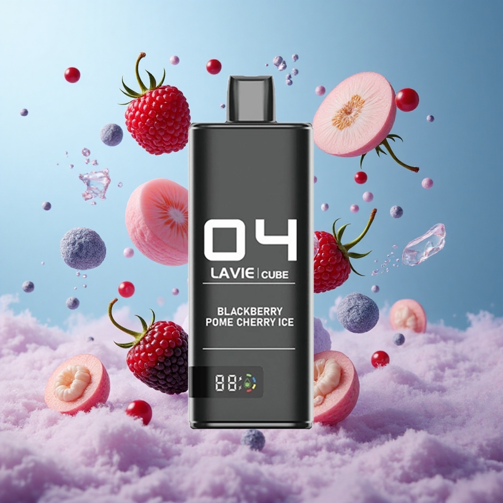 Lavie Cube 20000 Puffs 28ML 2%/5% Nicotine Blackberry Pome Cherry Ice Disposable Vape