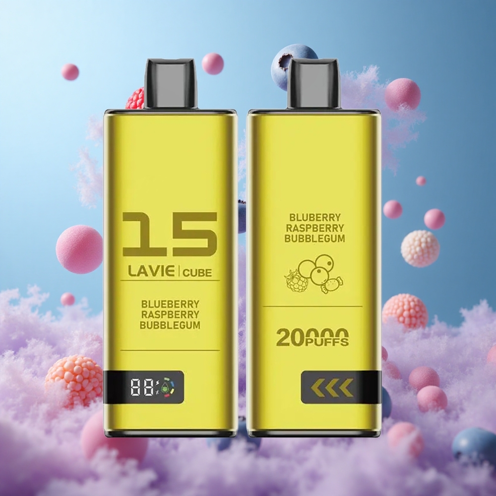 Lavie Cube 20000 Puffs 28ML 600mAh Type-C Blueberry Raspberry Bubblegum