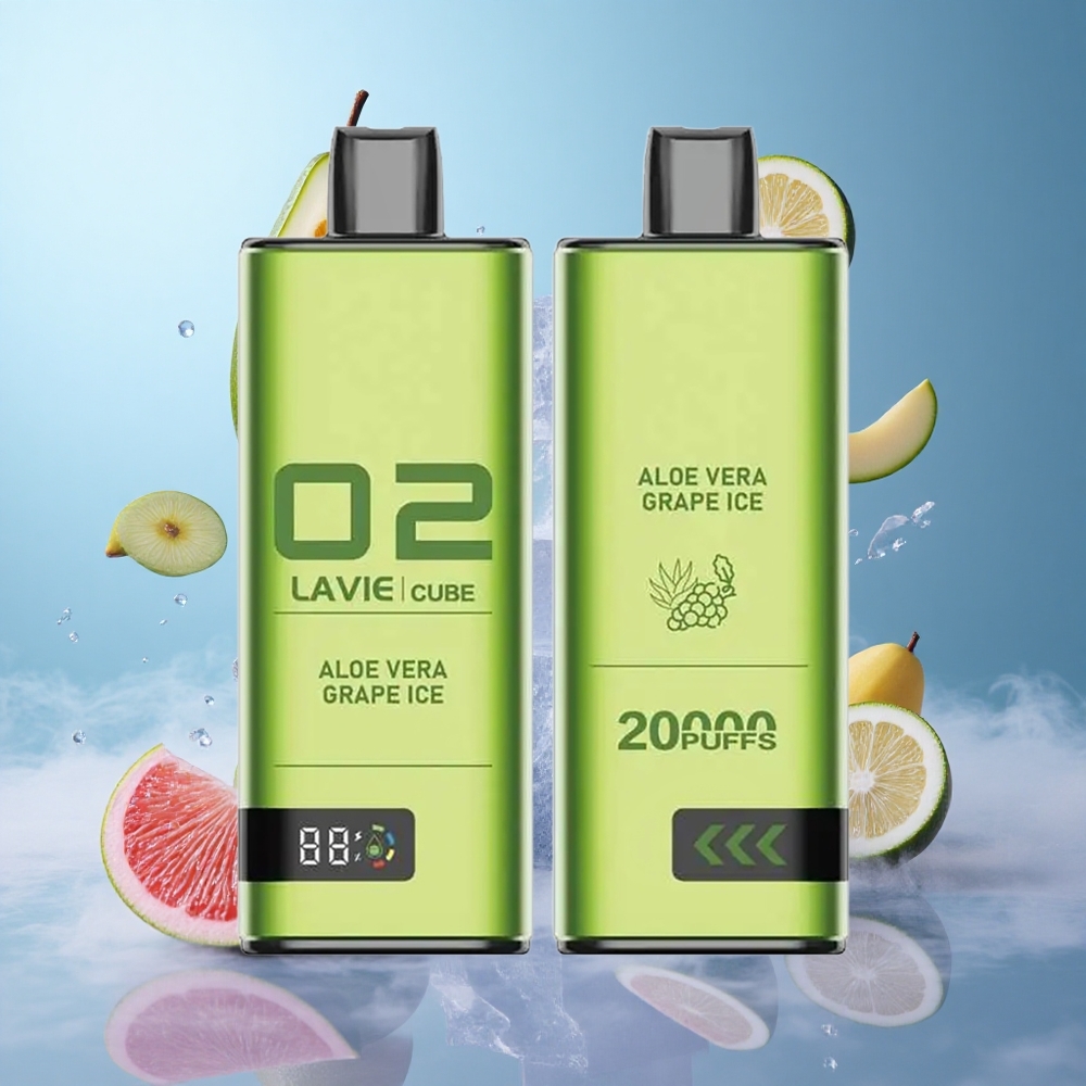 Lavie Cube 20000 Puffs 28ML Disposable Vape Aloe Vera Grape Ice