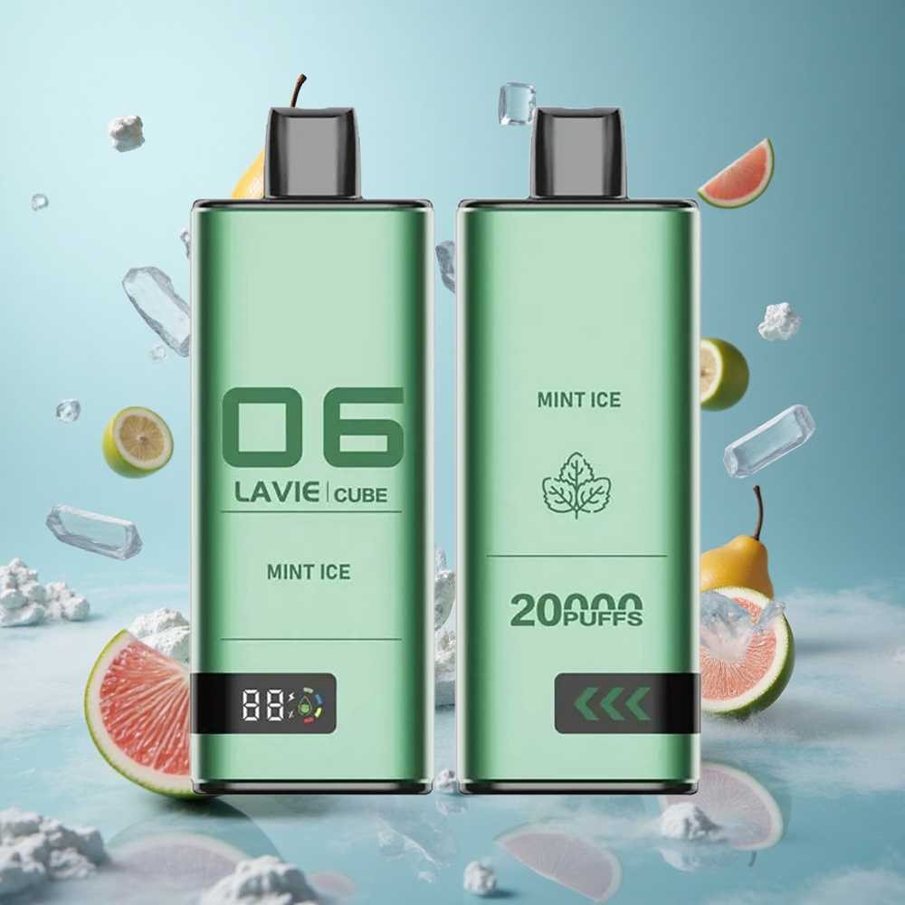 Lavie Cube 20000 Puffs Disposable Vape Mint Ice 28ML 2%/5% Nicotine Type-C