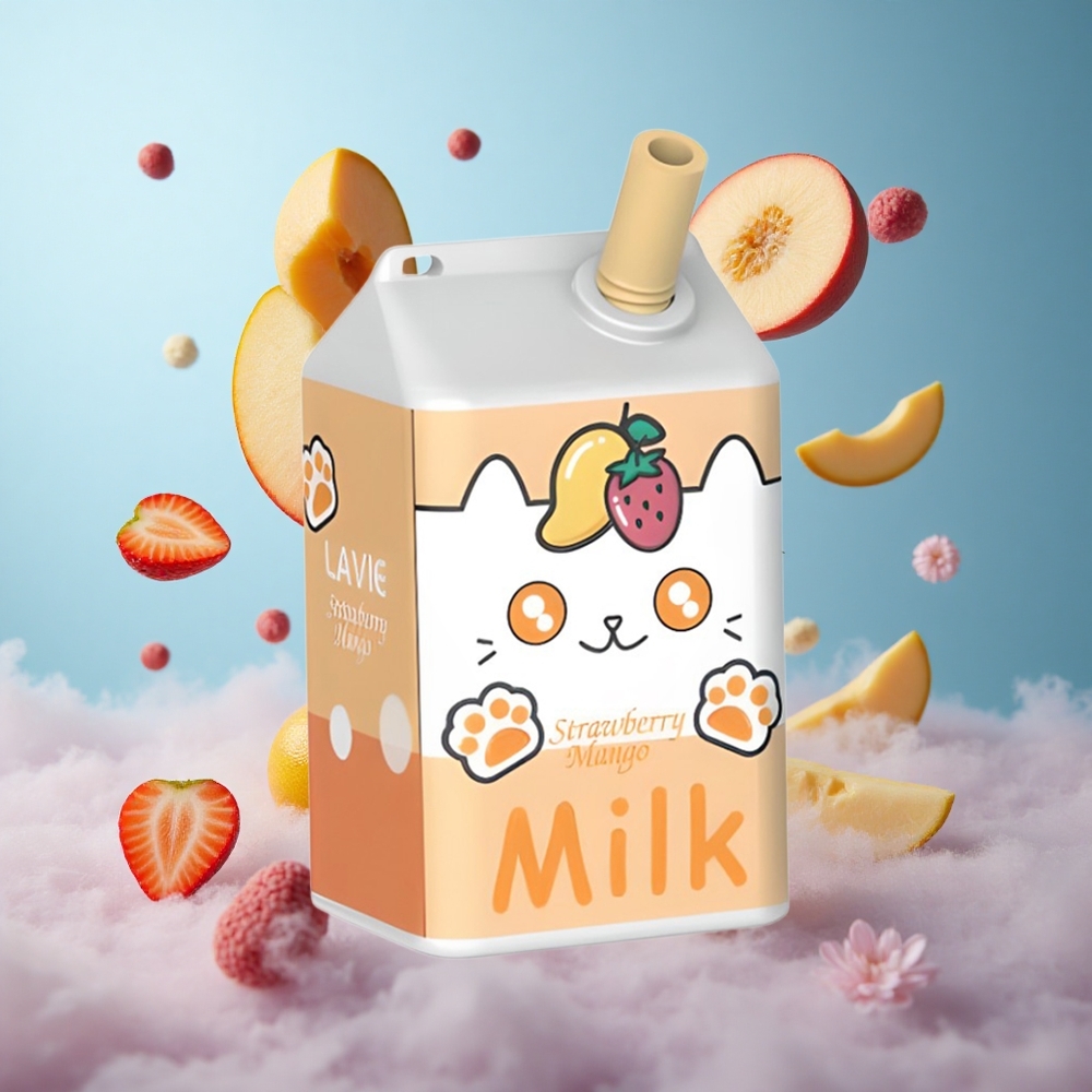LAVIE Milk 7000 16ML 600mAh Type-C Strawberry Mango Disposable Vape