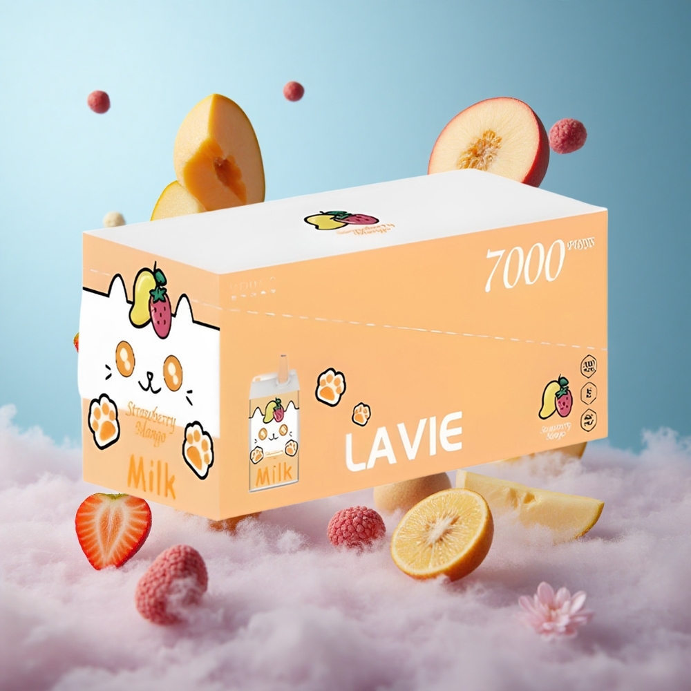 LAVIE Milk 7000 16ML 600mAh Type-C Strawberry Mango Disposable Vape