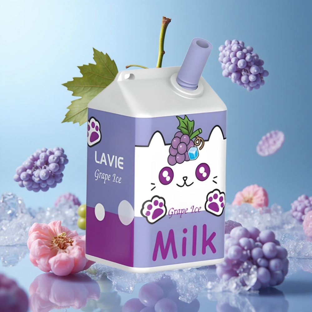 LAVIE Milk 7000 Puffs 16ML Grape Ice Rechargeable Type-C