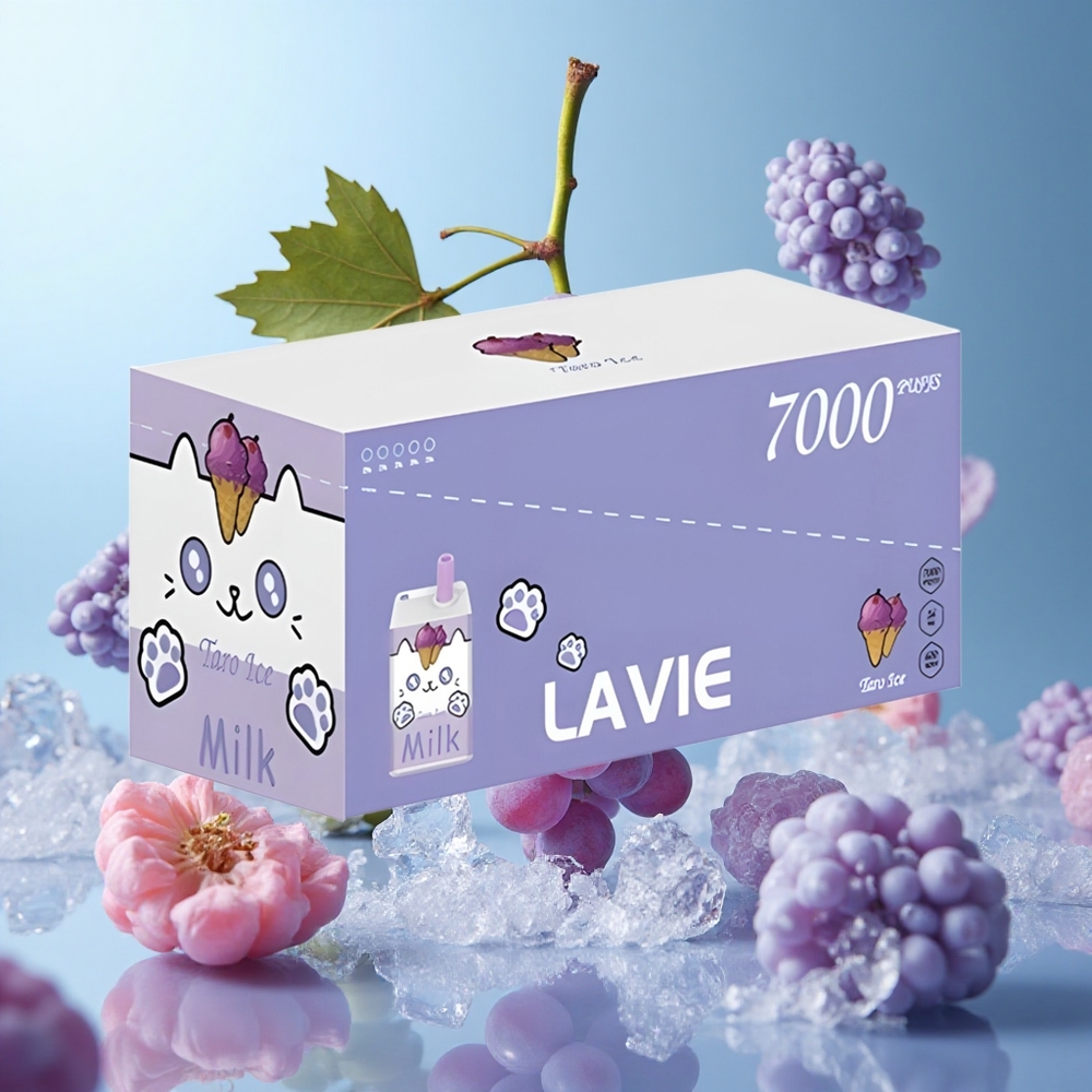 LAVIE Milk 7000 Puffs 16ML Grape Ice Rechargeable Type-C