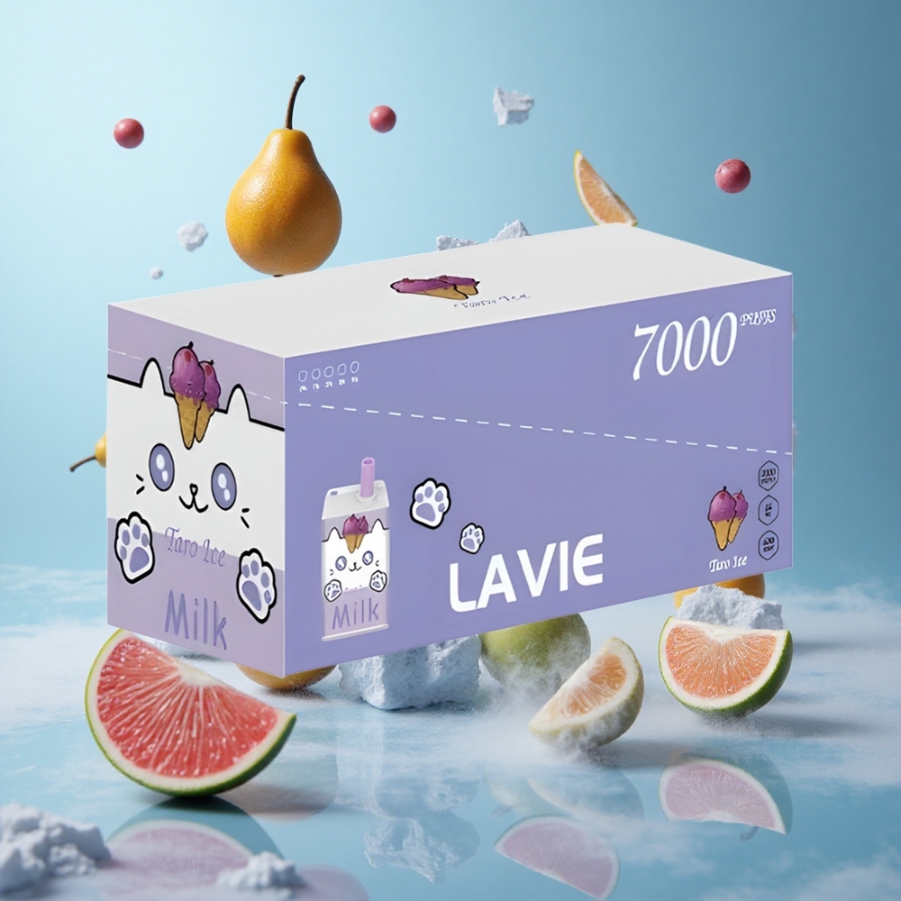LAVIE Milk 7000 Puffs 16ML Taro Ice Rechargeable Type-C