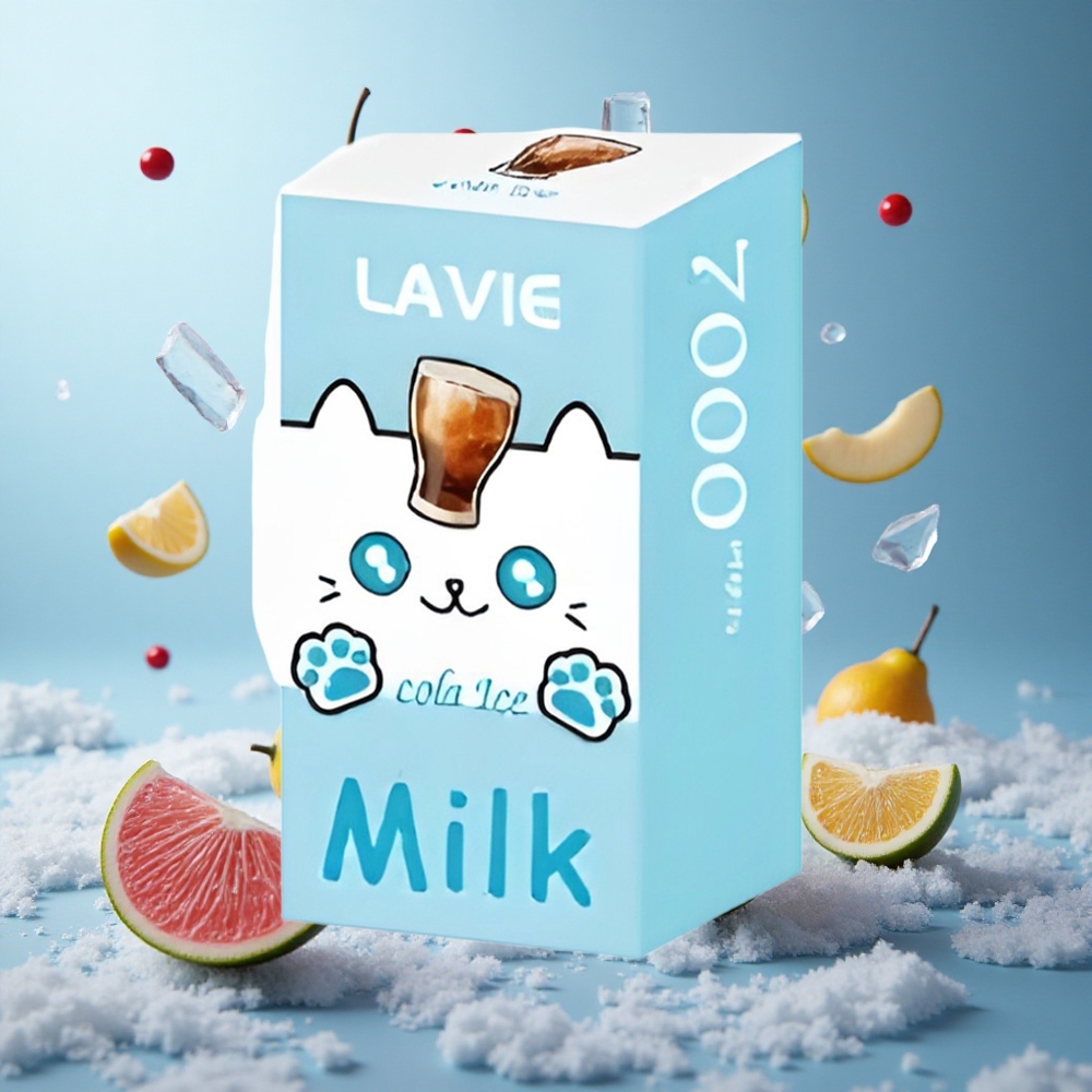 LAVIE Milk 7000 Puffs Cola Ice Disposable Vape 16ML Type-C Rechargeable