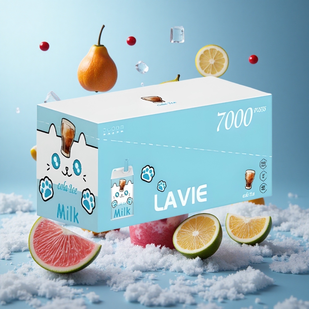 LAVIE Milk 7000 Puffs Cola Ice Disposable Vape 16ML Type-C Rechargeable
