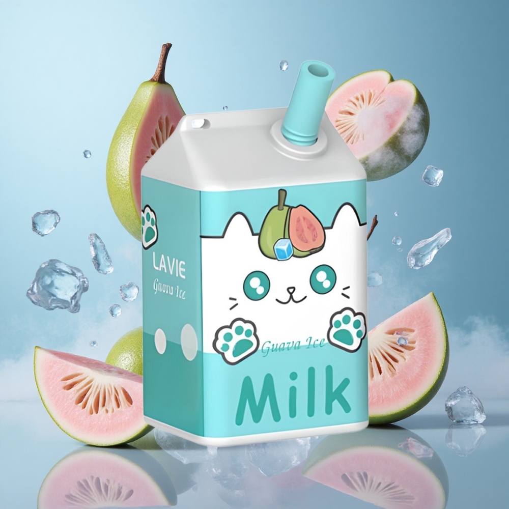 LAVIE Milk 7000 Puffs Disposable Vape Guava Ice 16ML 600mAh Type-C