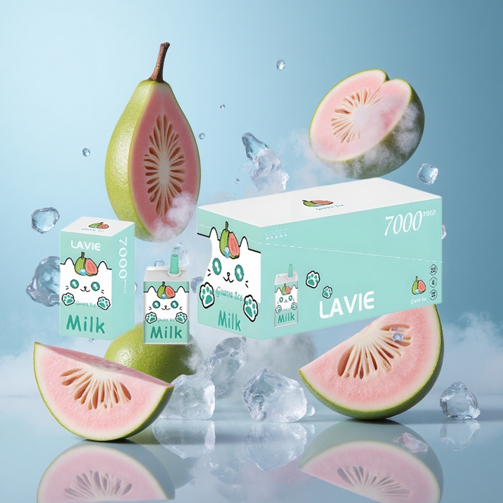 LAVIE Milk 7000 Puffs Disposable Vape Guava Ice 16ML 600mAh Type-C