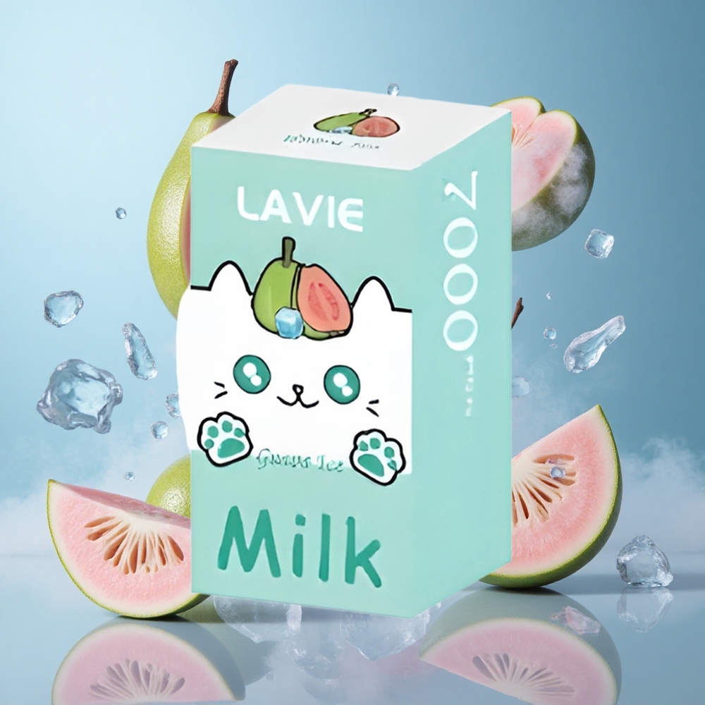 LAVIE Milk 7000 Puffs Disposable Vape Guava Ice 16ML 600mAh Type-C