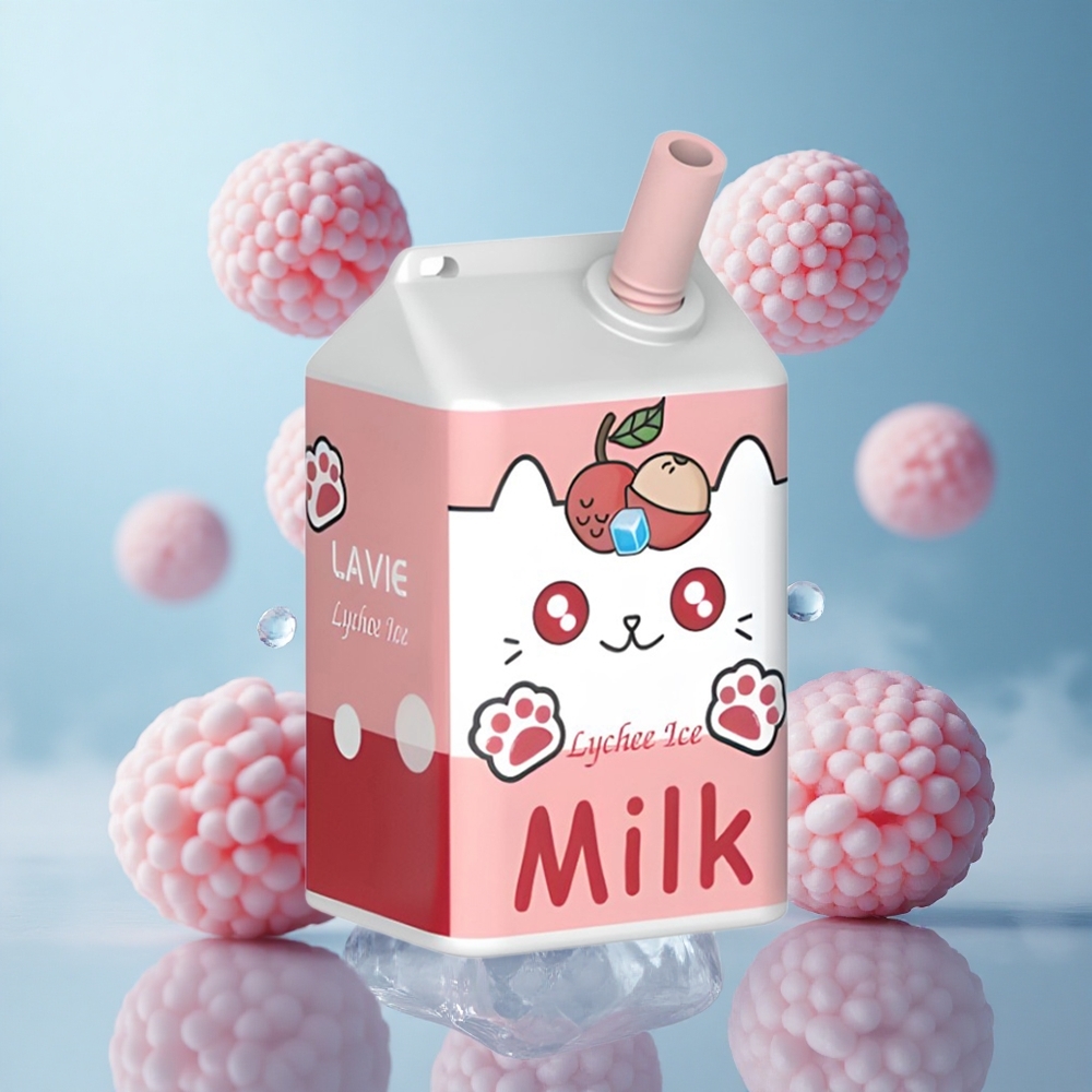 LAVIE Milk 7000 Puffs Lychee Ice 16ML Type-C Rechargeable