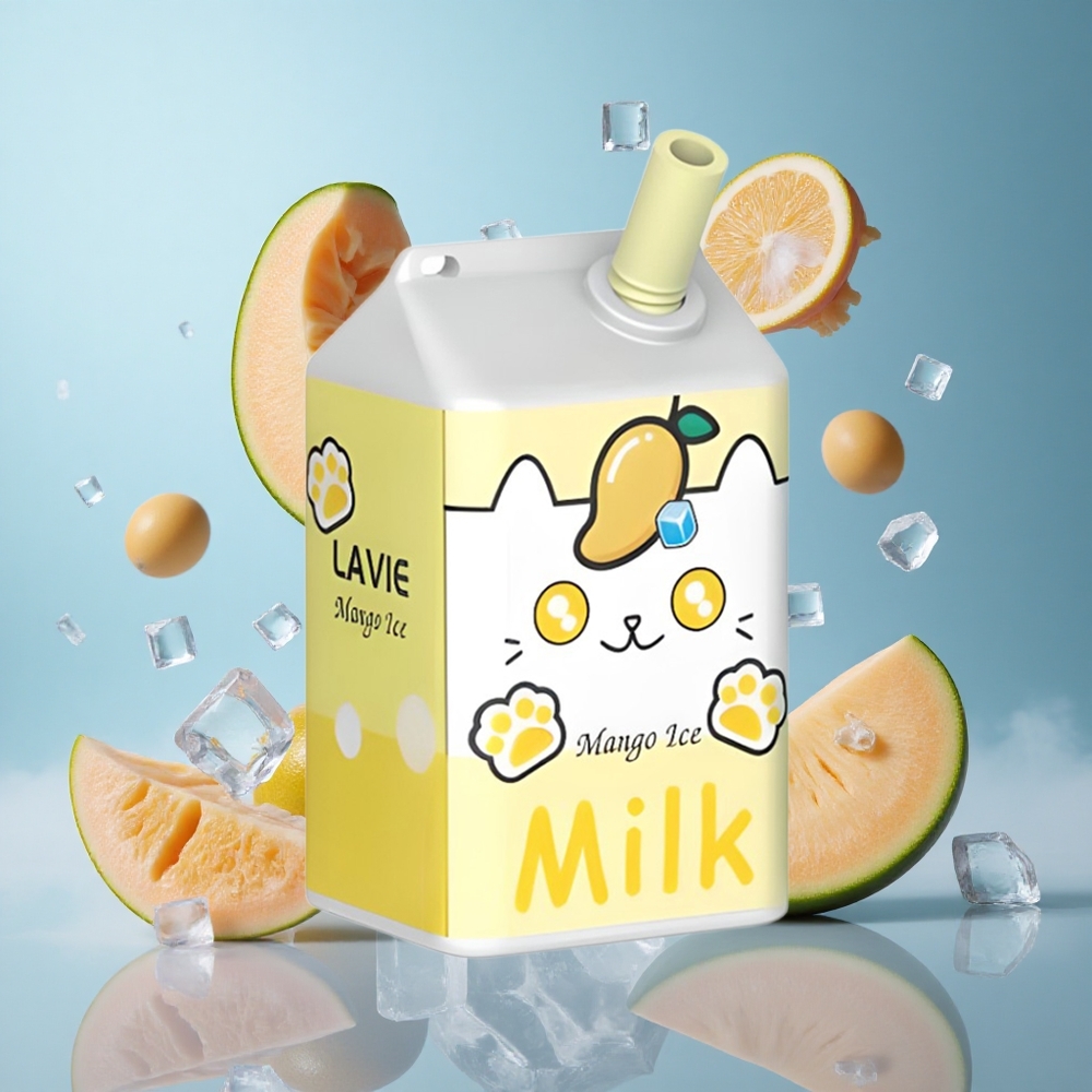 LAVIE Milk 7000 Puffs Mango Ice Rechargeable Type-C 16ML 600mAh