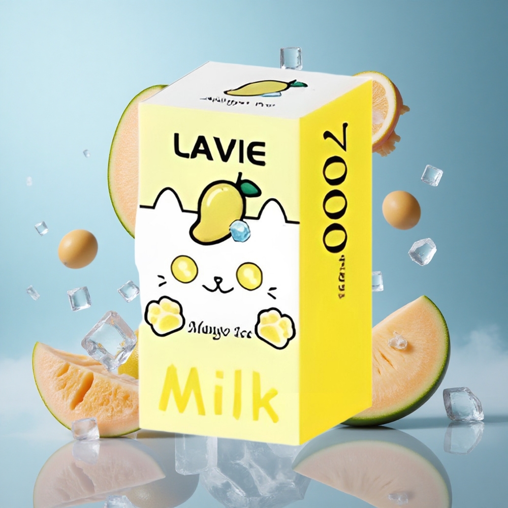 LAVIE Milk 7000 Puffs Mango Ice Rechargeable Type-C 16ML 600mAh
