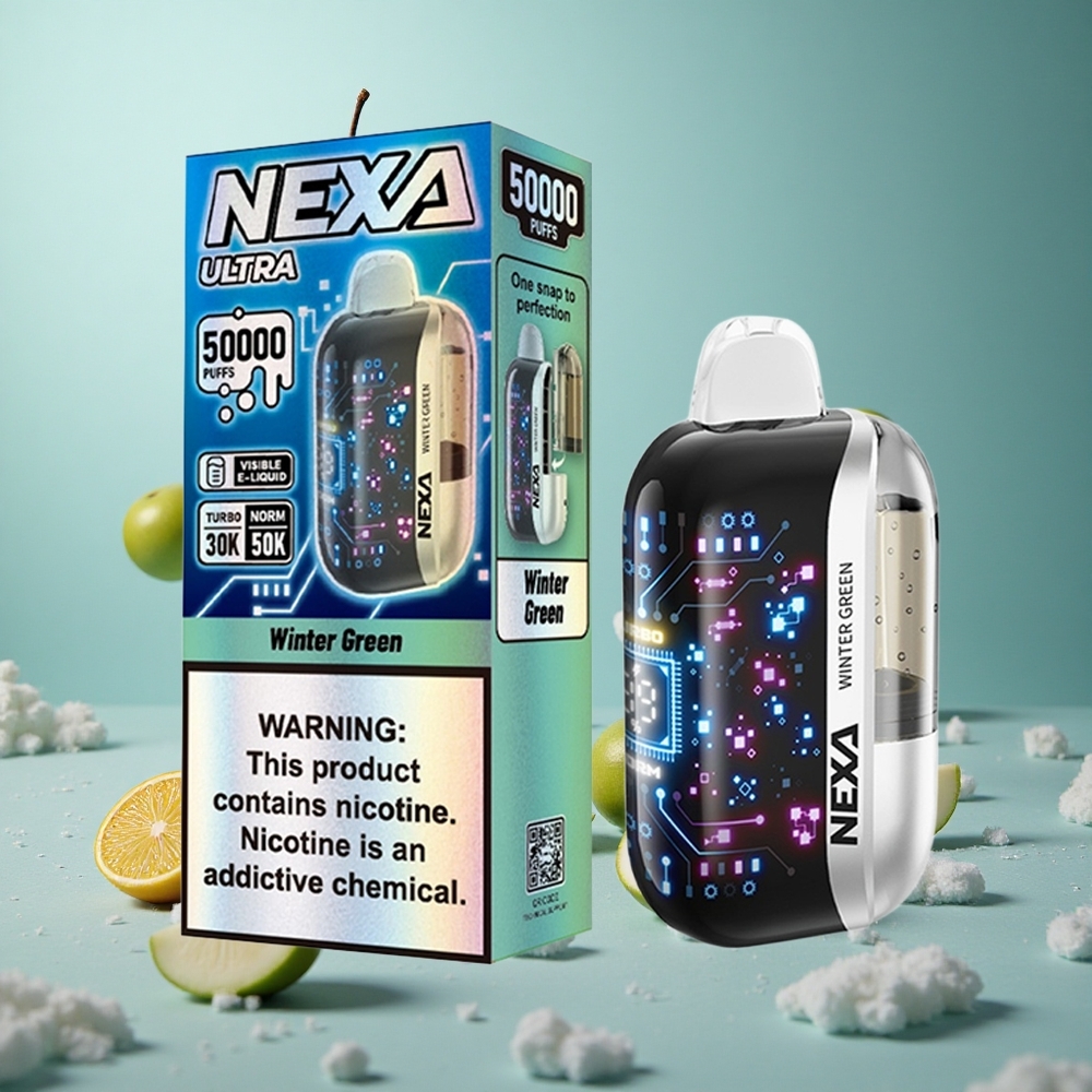 NEXA Ultra 50000 Puffs 20ml 800mAh 5% Nicotine Winter Green Disposable Vape