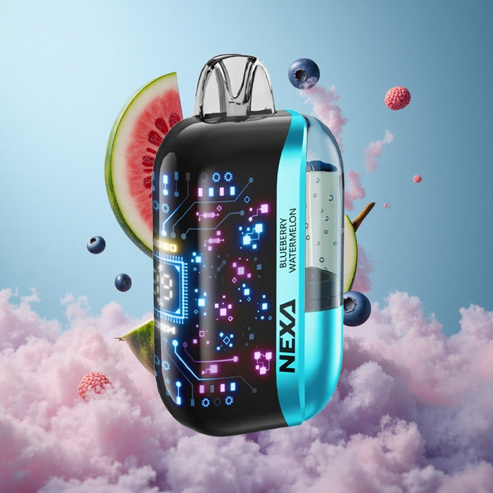 NEXA Ultra 50000 Puffs Disposable Vape Blueberry Watermelon 20ml 800mah Type-c