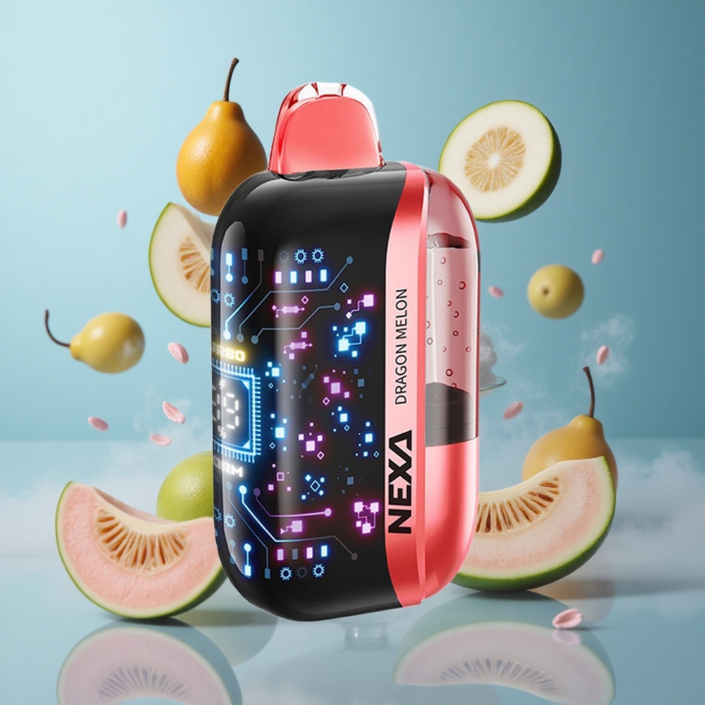 NEXA Ultra 50K Disposable Vape Dragon Melon 20ml 5% Nicotine 800mah Type-c