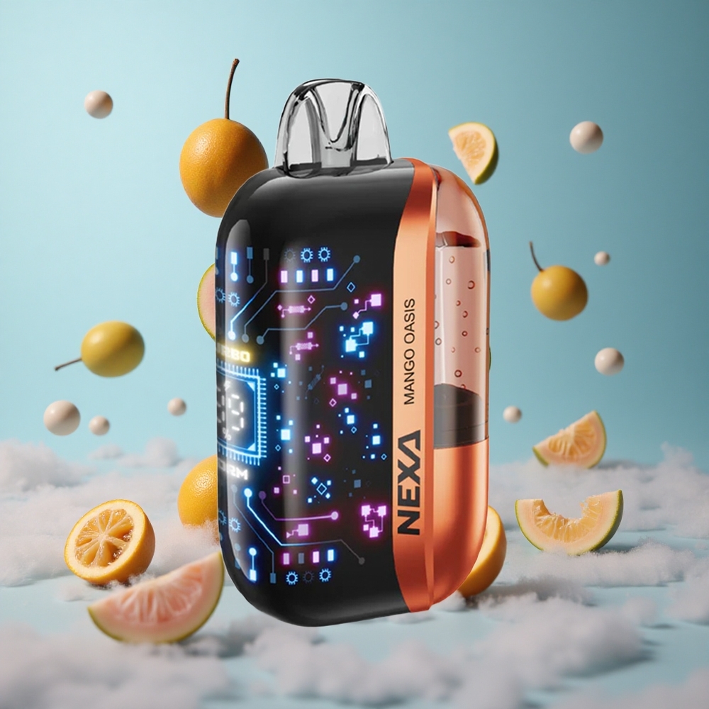 NEXA Ultra 50K Puffs Disposable Vape Mango Oasis 20ml Dual Mesh Type-C