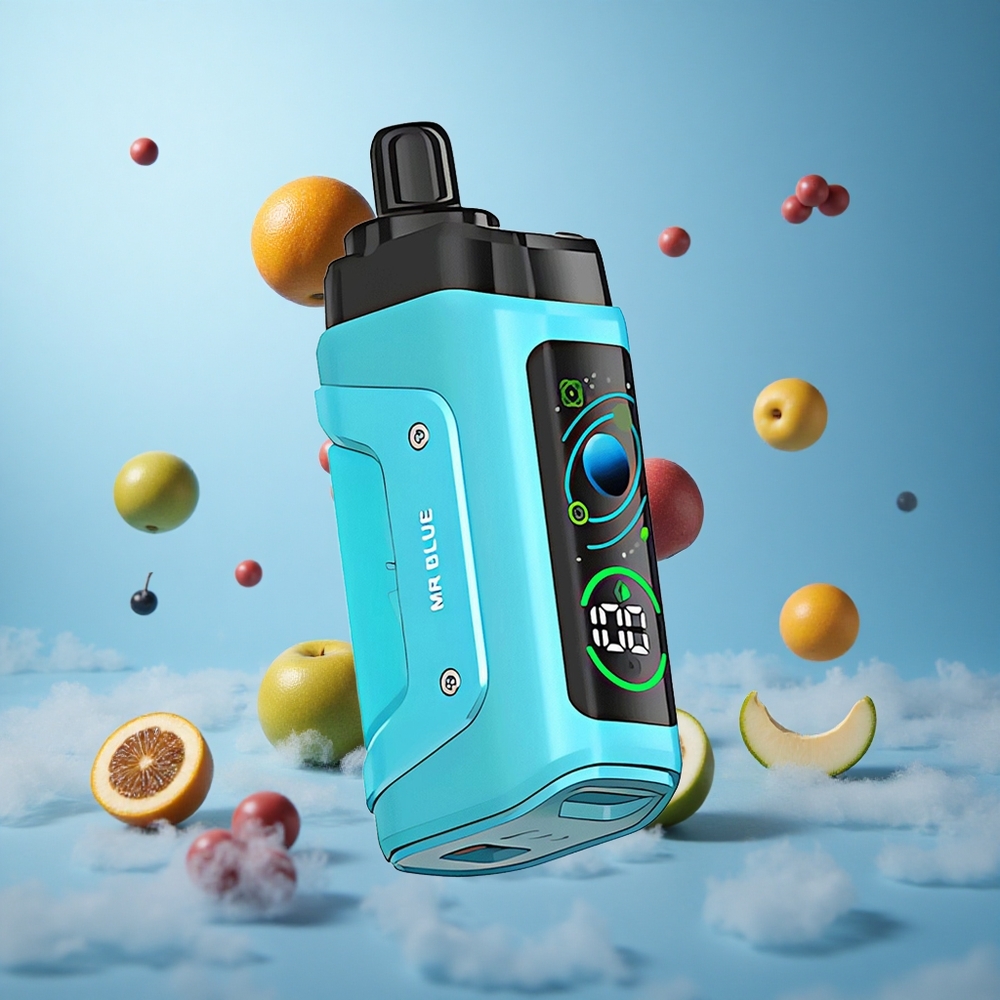 Razz Bar 45000 Puffs Mesh Mr Blue Disposable Vape