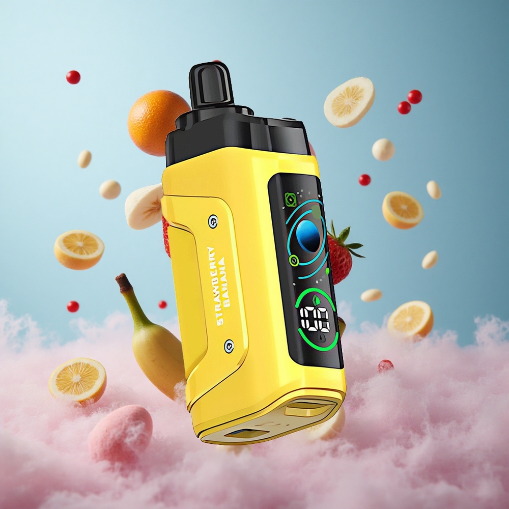 Razz Bar 45000 Puffs Mesh Strawberry Banana Disposable Vape