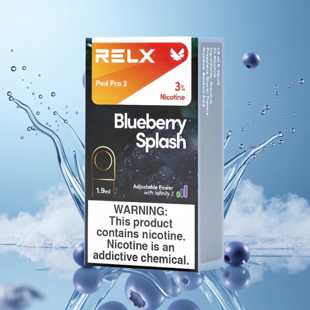 Relx Pod Pro 2 600 Puffs 1.9ml 3% Nicotine Blueberry Splash
