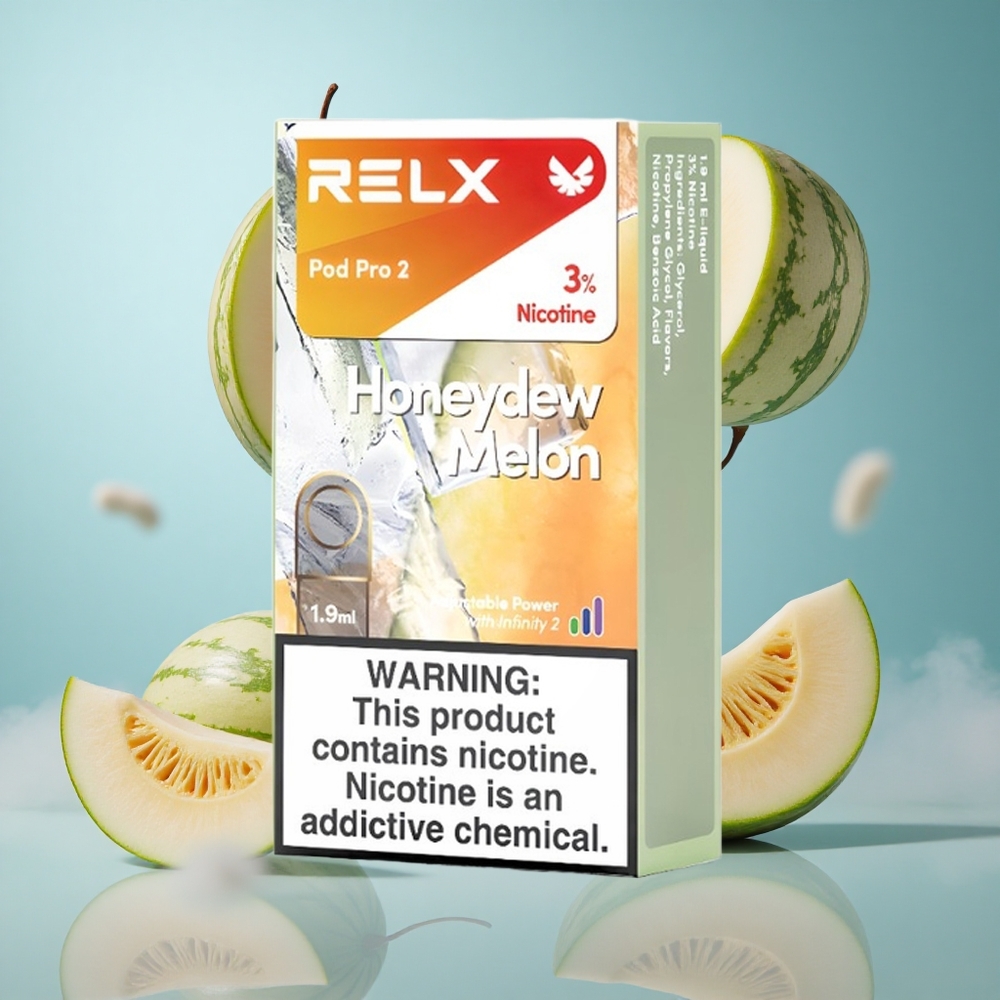 Relx Pod Pro 2 600 Puffs 1.9ml 3% Nicotine Honeydew Melon