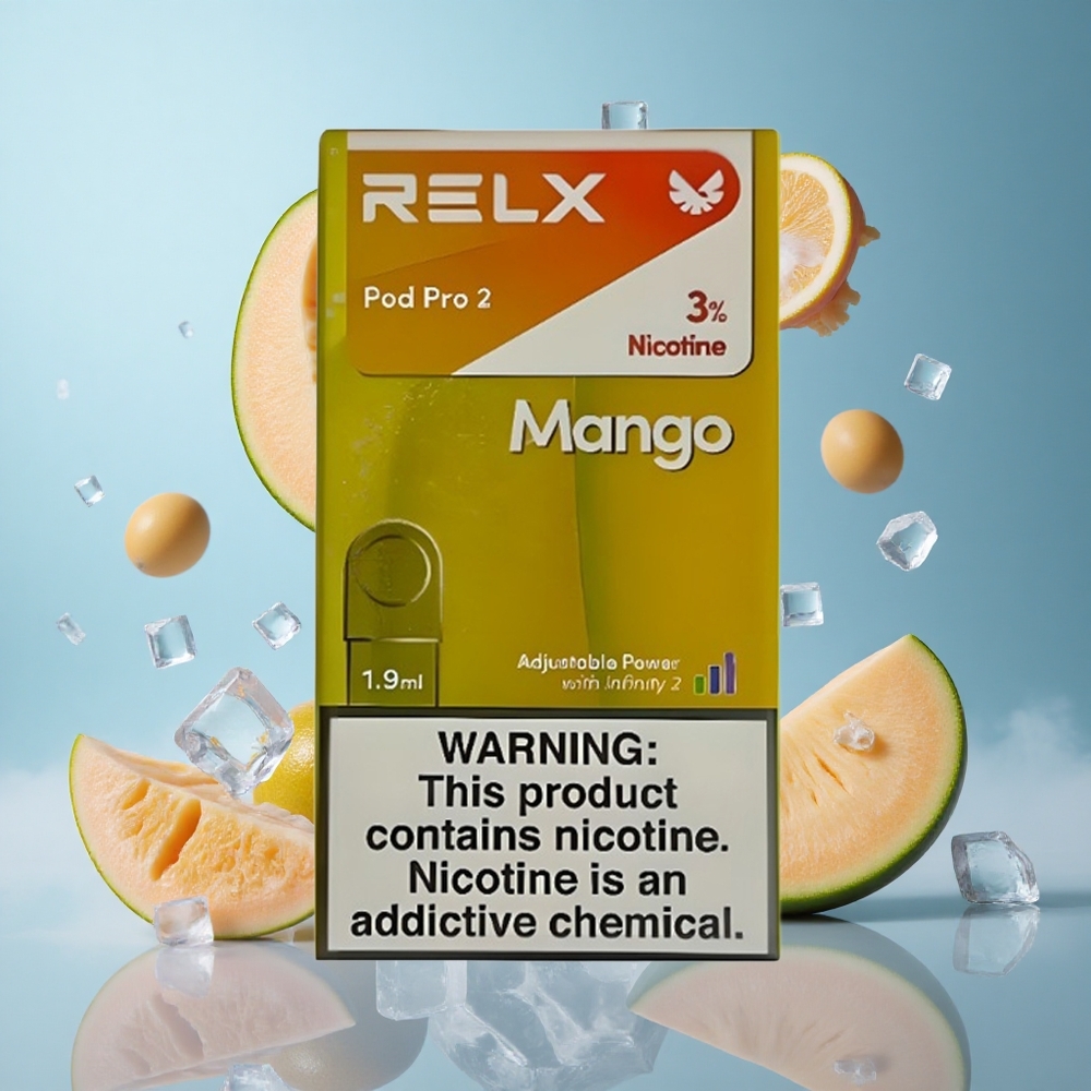 Relx Pod Pro 2 600 Puffs 1.9ml 3% Nicotine Mango Ice