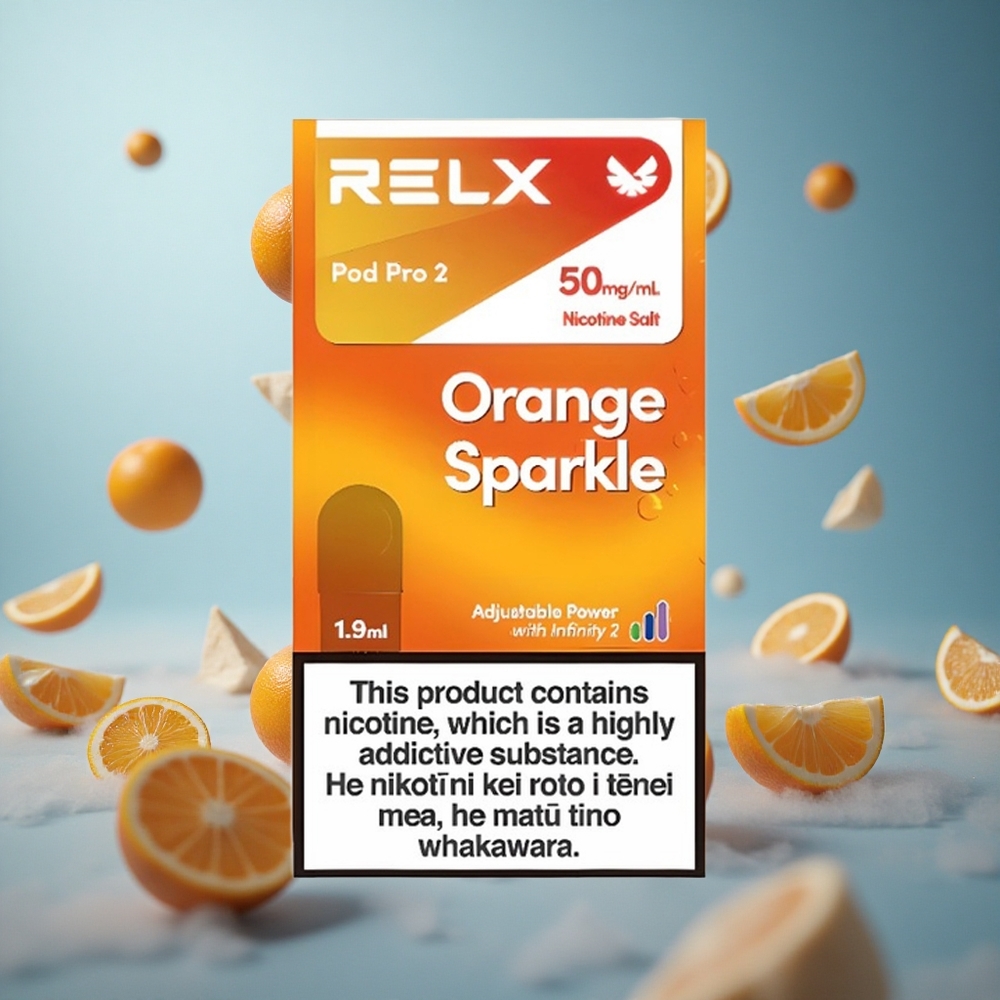 Relx Pod Pro 2 600 Puffs 1.9ml 5% Nicotine Orange Sparkle