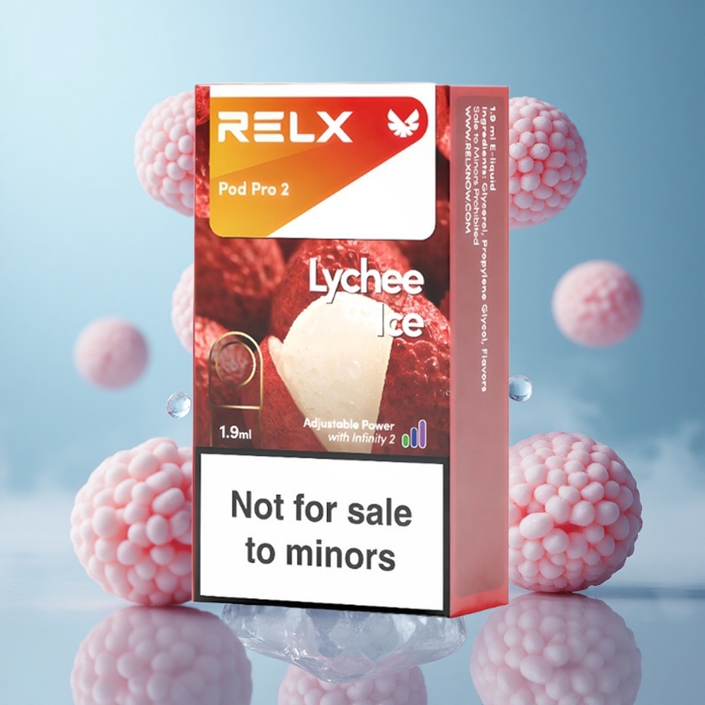 Relx Pod Pro 2 60 0Puffs 1.9ml 0% Nicotine Lychee Ice