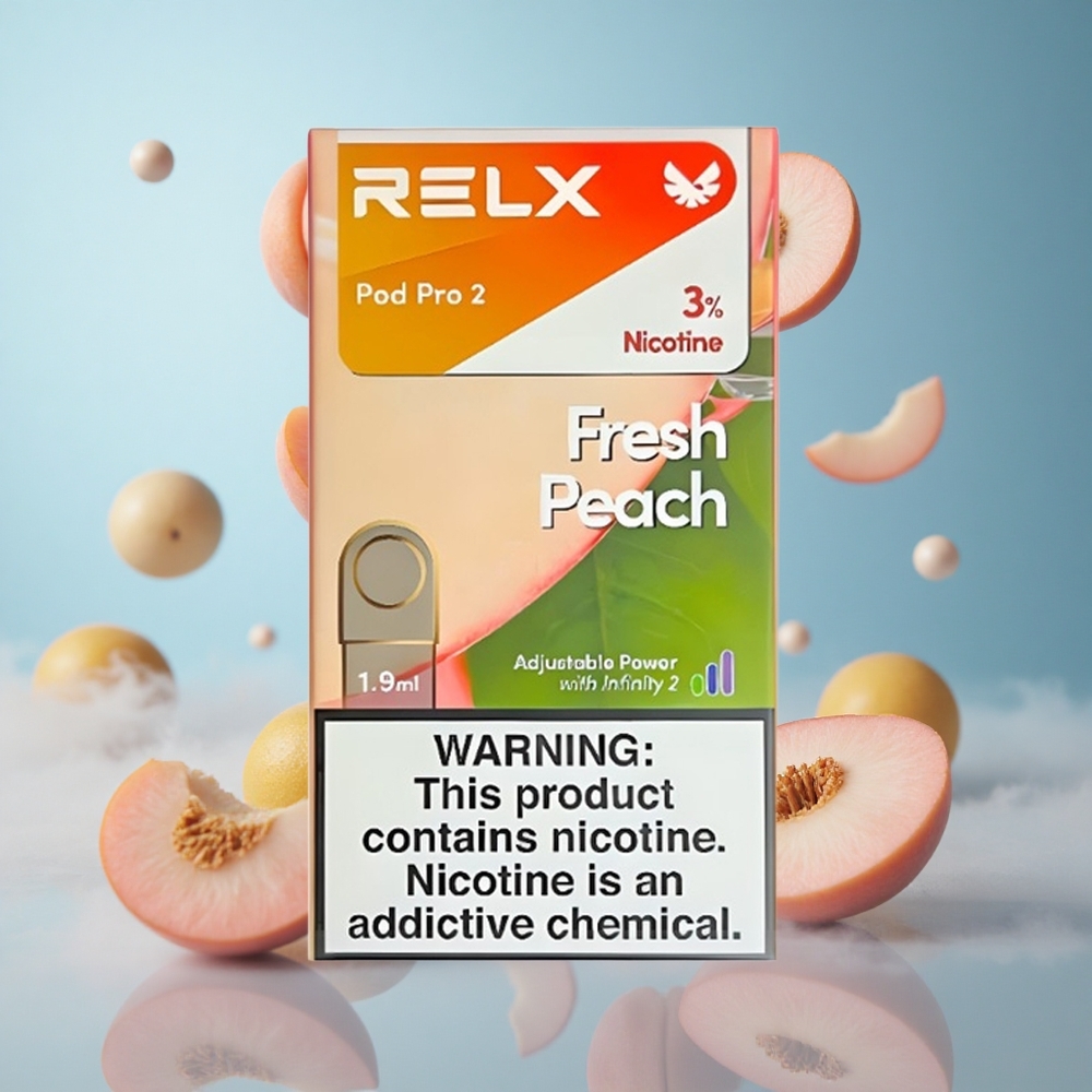 Relx Pod Pro 2 Dual Fresh Peach 3% Nicotine 1.9ml 600 Puffs