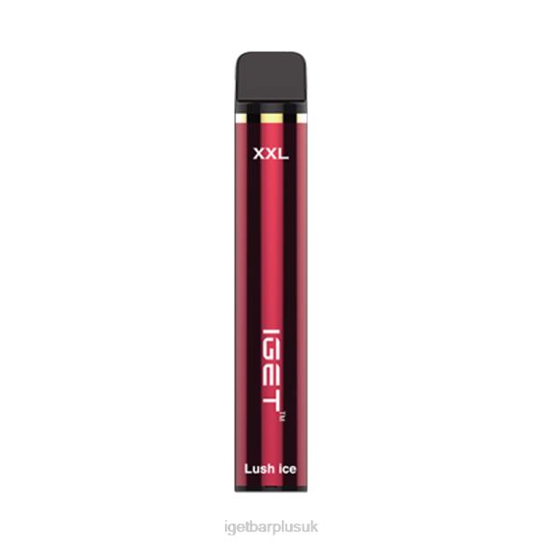 IGET Vapes UK Wholesale | Nicotine Free IGET XXL 1800 Puffs Lush Ice