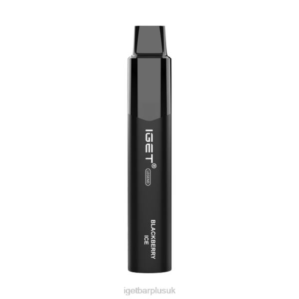 IGET Vape London | Nicotine Free IGET Legend 4000 Puffs Blackberry Ice