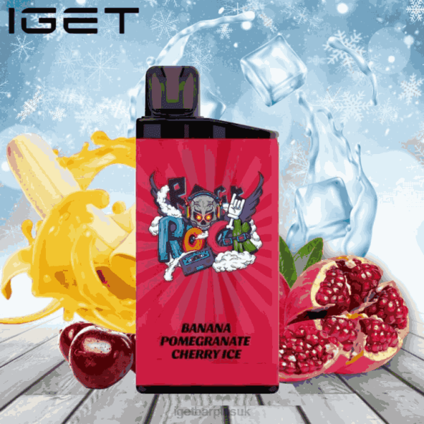 Banana Pomegranate Cherry Ice