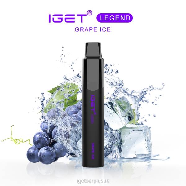 IGET Bar London | IGET LEGEND - 4000 PUFFS Grape Ice