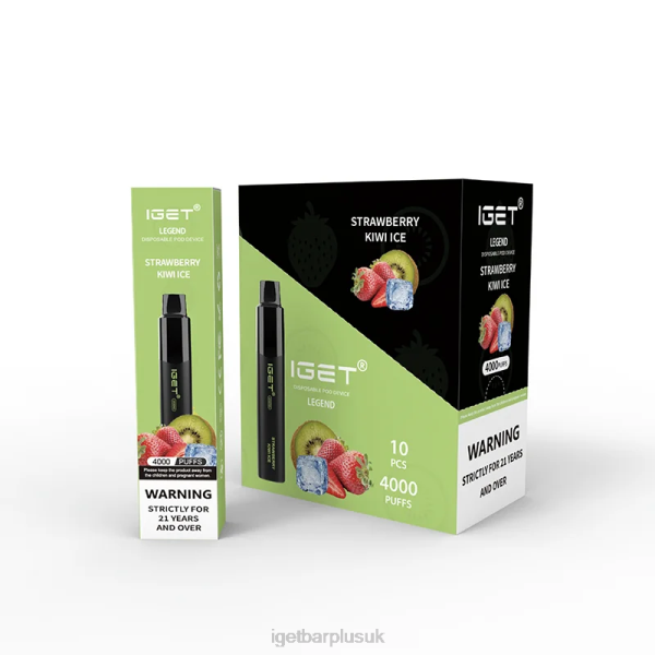 IGET Bar London | IGET Legend 4000 Puffs Strawberry Kiwi Ice
