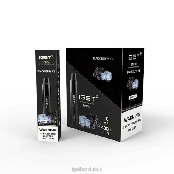 IGET Disposable Vape UK | IGET Legend 4000 Puffs Blackberry Ice