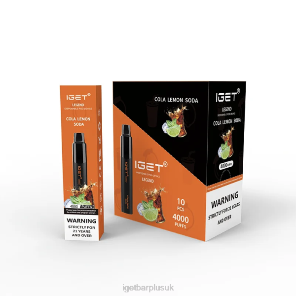 IGET Vape Discount | IGET Legend 4000 Puffs Cola Lemon Soda