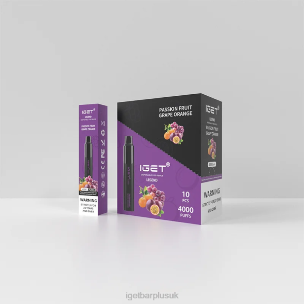 IGET Vape Discount | IGET Legend 4000 Puffs Passion Fruit Grape Orange