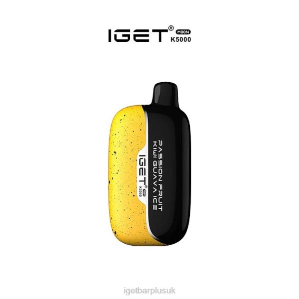 IGET Bar London | IGET MOON - 5000 PUFFS Passionfruit Kiwi Guava Ice