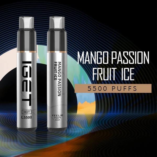 IGET Vape Discount | IGET HOT - 5500 PUFFS Mango Passion Fruit Ice